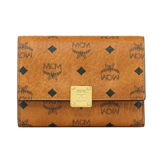 MCM Portefeuilles & Kaarthouders - Dames - Portefeuilles - Bruin - ONE Size - Leer - Accessoires