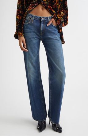 R13 Effie Bootcut Jeans in Oasis Blue at Nordstrom, Size 24