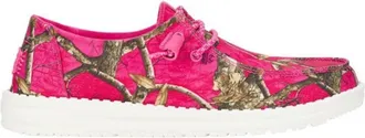 Hey Dude Wendy Realtree Edge 43055-6SX Women Pink Moc Toe Casual Shoes SHOP450