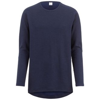 Isa Rundhalsshirt ISA BODYWEAR 1615, Herren, Gr. XXL, blau (3244), Obermaterial: 50% Schurwolle, 50% Polyester, unifarben, Basic, Rundhals, Shirts Rundhal