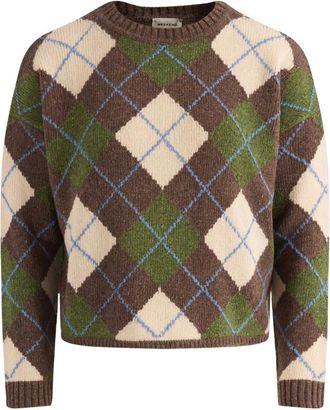 Max Mara Lange Gebreide Kleding - Dames - Ronde hals truien - Groen - S - Truien & Vesten
