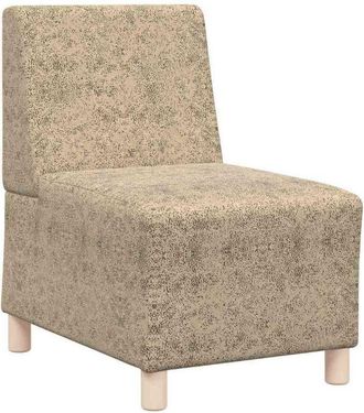 vidaXL Modular Sofa Unit Armless Light Grey 55 x 74 x 82 cm vidaXL