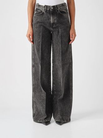 Pantaloni Torino Mid-Rise Wide-Leg Cotton Denim Jeans