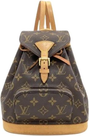 Louis Vuitton Pre-owned Backpacks, female, Brown, Size: ONE SIZE Pre-owned Vintage Monogram Backpack