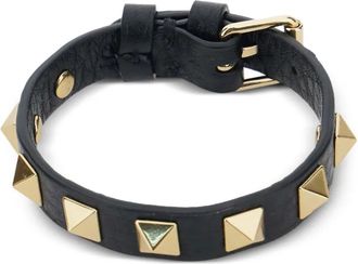 Valentino Garavani Bracciale Rockstud con decorazione - Nero