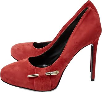 Loriblu Pumps in pelle scamosciata 110mm - Rosso
