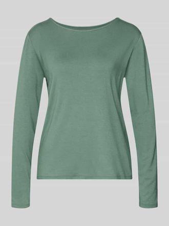 Fynch-Hatton Fynch-Hatton Relaxed Fit Longsleeve aus Viskose-Mix mit U-Boot-Ausschnitt in Schilf, Gr&ouml;&szlig;e XXL
