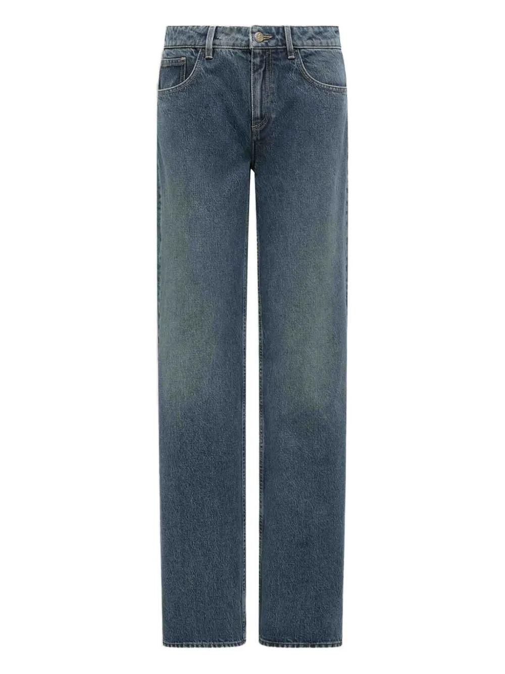 Moncler five-pockets jeans - women - Cotton - 42 - Blue from