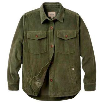 Passenger Stella Heavyweight Cord L/S Shirt Hemd f&uuml;r Damen | oliv