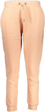 Cavalli Katoenen broek met rechte pijpen - Heren - Sweatpants - Roze - XS - Katoen - Broeken