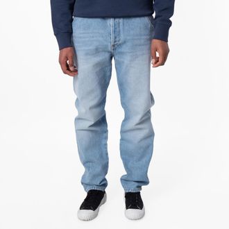 Balmain Mens Straight Cut Cotton Jeans, Waist Size 31