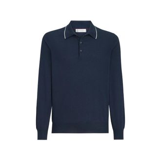 Brunello Cucinelli Lightweight Knit Polo Shirt
