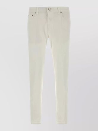 Pantaloni Torino stretch denim jeans belt loops pockets