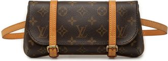 Louis Vuitton Monogram Brown Pvc Leather Fanny Pack Pochette (Pre-Owned)