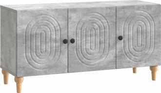 vidaXL Mueble De Tv 99 X 34,5 X 50 Cm Gris Hormig&oacute;n Vidaxl