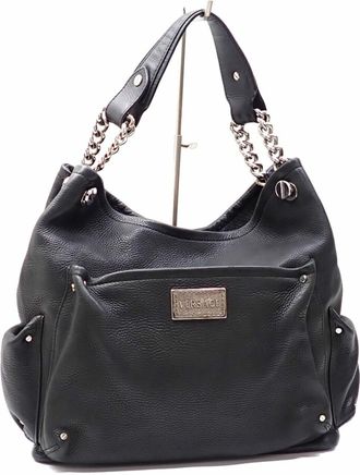 Versace Leather Shoulder Bag (Pre-Owned)