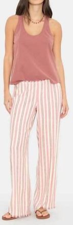 Xirena Womens Joseph Pant In Dusty Pink Stripe