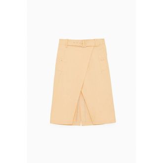 Patrizia Pepe Pink Cotton Midi Womens Skirt