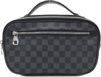 Louis Vuitton Graphite Coated Canvas Shoulder Bag (Pre-Owned)