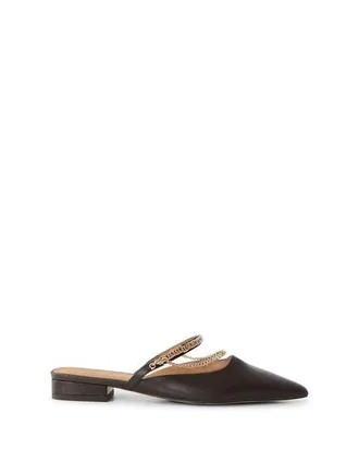 Belle & Bloom On The Go Leather Flat in Dark Brown at Nordstrom, Size 10