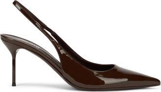 PARIS TEXAS Slingback Lidia - Dames - Pumps - Bruin - 38 EU - Leer - Schoenen
