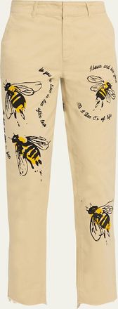 Libertine - Libertine Bee Lieve Straight-Leg Chino Pants