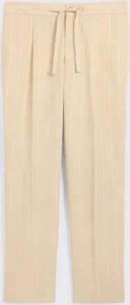 Moss Neutral Stripe Beach Trousers