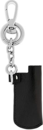 Maison Margiela Portachiavi con logo - Nero