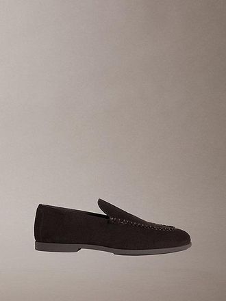 Calvin Klein Taylor - Suede Apron Toe Hybrid Loafers