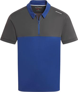 Craghoppers Heren Avro Nosilife Golf Poloshirt met korte mouwen (Donker ijzer)