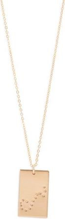 Set & Stones Zodiac Constellation Pendant Necklace in Gold /Scorpio at Nordstrom