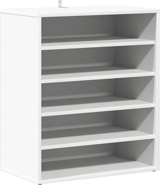 vidaXL Vidaxl - Mueble Zapatero De Madera Contrachapada Blanco 60x35x70 Cm