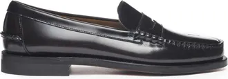 Sebago Classic Dan Loafer - Heren - Loafers - Zwart - 43 EU - Leer - Schoenen