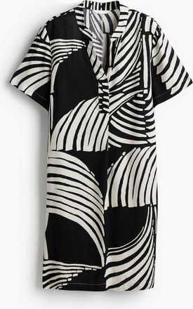 H&M Tunikakleid aus Viskose - Schwarz