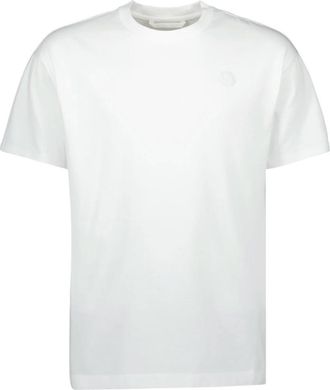 Moncler T-Shirts - Heren - T-shirts - Wit - XS - Katoen - Tops