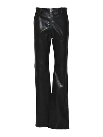 Msgm M. S.G. M. Msgm Pantalone Zip Black