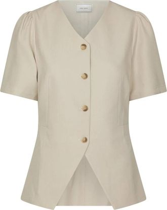 Neo Noir Blouses - Dames - Blouses - Grijs - M - Overhemden