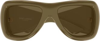 Saint Laurent Sunglasses Sl 902 Howl 009 Mud Brown/Brown Unisex