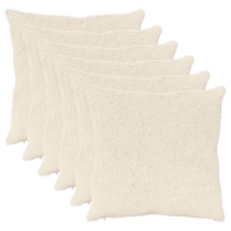vidaXL Funda De Almohada 6 Uds. Heerlen Blanco 55 X 55 Cm Vidaxl
