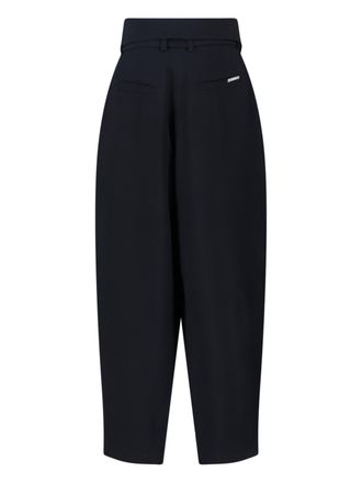 The Attico Womens Trousers Black Acetate