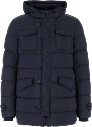 Herno Blue LEskimo down jacket