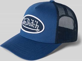 Von Dutch Trucker Cap mit Label-Stitching in Royal, Gr&ouml;&szlig;e 1