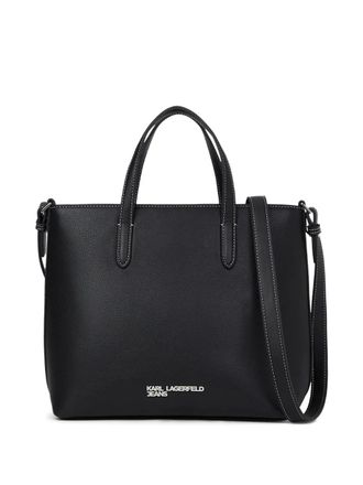 Karl Lagerfeld mini logo-print tote bag - women - Polyurethane - OS - Black