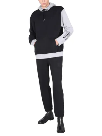 Opening Ceremony Flocked Logo Sweatshirt - Black