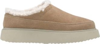 INUIKII Classic Micro - Dames - Pantoffels - Beige - 38 EU - Wol - Schoenen