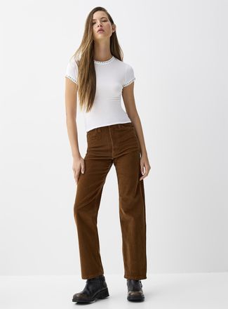 Twik Womens Corduroy straight-leg pant