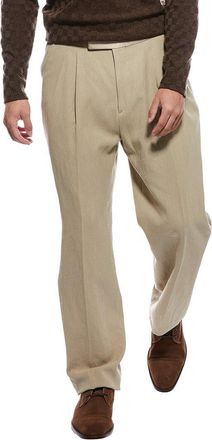 Todd Snyder Todd Snyder Relaxed Linen Tuxedo Trouser