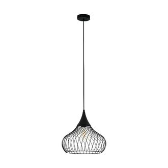 Eglo Staverton Teardrop Pendant Light - Black | TJ Hughes