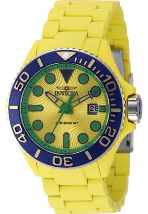 Invicta IN-49483 Mens Grand Diver Watch - Yellow - One Size