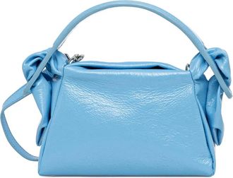 Kenzo knotted cross body bag - women - Calf Leather/Cotton - OS - Blue